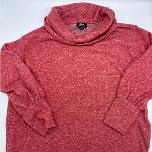 Maeve by Anthropologie red marled cowl-neck sweater